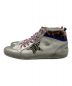 GOLDEN GOOSE (ゴールデングース) MIDSTAR ホワイト×シルバー サイズ:37：18000円