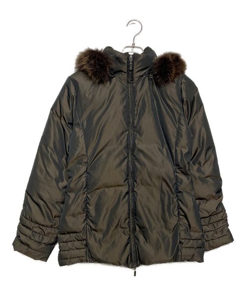 MONCLER（モンクレール）MONCLER (モンクレール) TANZ ダウンジャケット ブラウン サイズ:1の古着・服飾アイテム