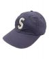 SUPREME（シュプリーム）の古着「Seersucker S Logo 6-Panel」｜ネイビー