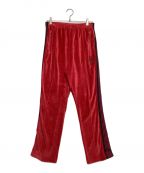 Needlesニードルズ）の古着「NARROW TRACK PANT C/PE VELOUR」｜レッド