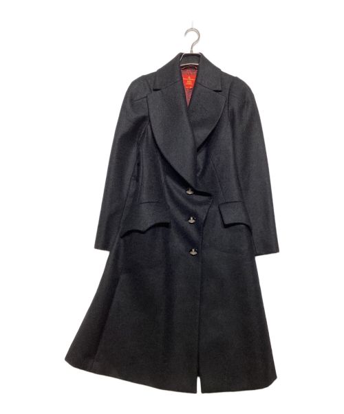 Vivienne Westwood RED LABEL（ヴィヴィアンウエストウッドレッドレーベル）Vivienne Westwood RED LABEL (ヴィヴィアンウエストウッドレッドレーベル) チェスターコート ブラック サイズ:38の古着・服飾アイテム