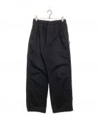 stussyステューシー）の古着「BRUSHED BEACH PANT」｜ブラック