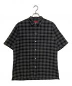 SUPREMEシュプリーム）の古着「Plaid S/S Shirt」｜グレー