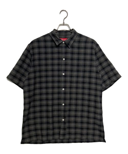 SUPREME（シュプリーム）SUPREME (シュプリーム) Plaid S/S Shirt グレー サイズ:Mの古着・服飾アイテム