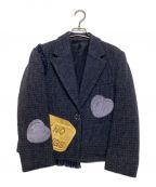 Acne studios×Harris Tweedアクネ ストゥディオス×ハリスツイード）の古着「TWEED BLAZER」｜ネイビー