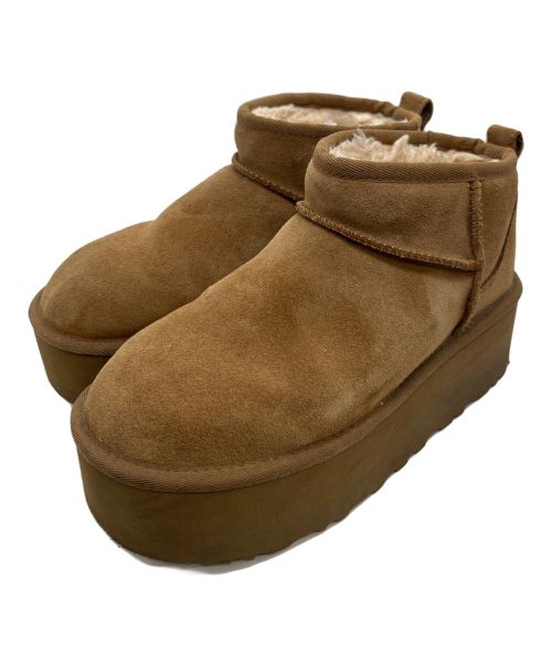 UGG（アグ）UGG (アグ) Classic Ultra Mini Platform ブラウン サイズ:23cmの古着・服飾アイテム