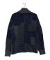 RRL (ダブルアールエル) Indigo Patchwork Cardigan グレー×ネイビー サイズ:S：35000円