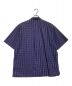 SUPREME (シュプリーム) Loose Fit Mini Plaid S/S Shirt ネイビー サイズ:L：22000円