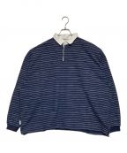 Stripes For Creativeストライプ フォー クリエイティブ）の古着「RUGBY SHIRT」｜ネイビー