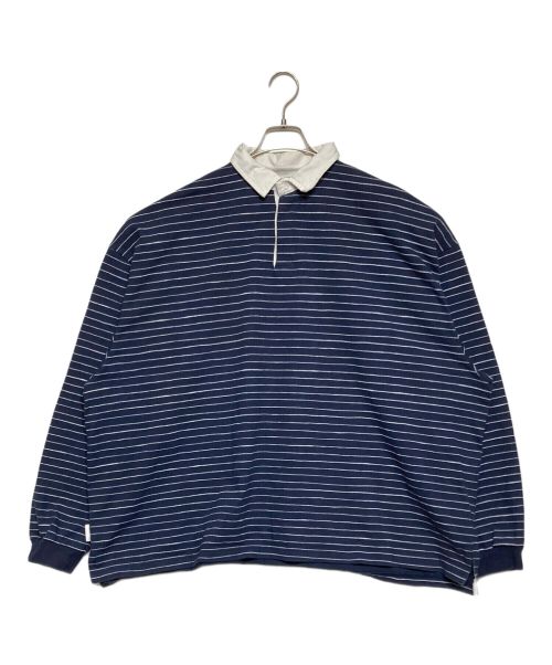 Stripes For Creative（ストライプ フォー クリエイティブ）Stripes For Creative (ストライプ フォー クリエイティブ) RUGBY SHIRT ネイビー サイズ:XXXXLの古着・服飾アイテム