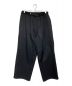 Graphpaper（グラフペーパー）の古着「Scale Off Wool Wide chef Pants」｜ブラック