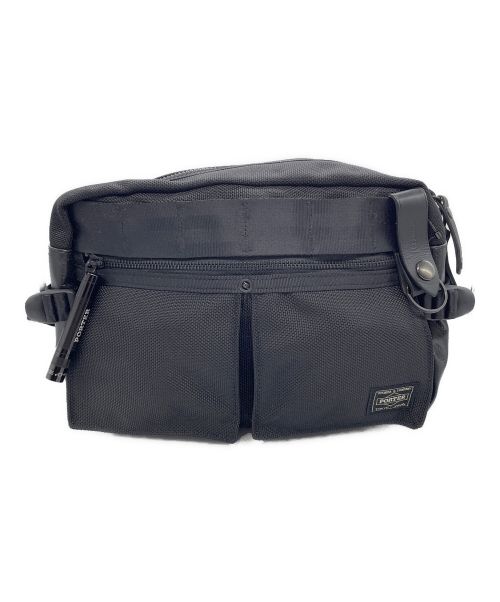 PORTER（ポーター）PORTER (ポーター) HEAT  WAIST BAG ブラックの古着・服飾アイテム