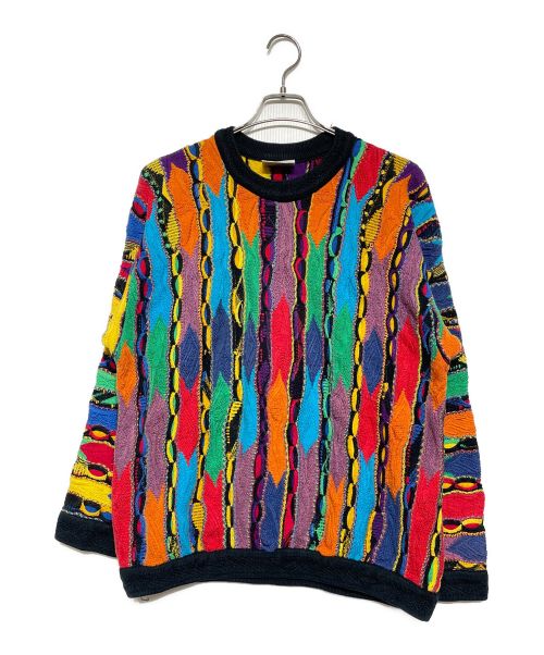 Coogi（クージー）COOGI (クージー) 3Dニット マルチカラー サイズ:XLの古着・服飾アイテム