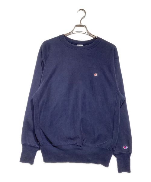 Champion REVERSE WEAVE（チャンピオン リバース ウィーブ）Champion REVERSE WEAVE (チャンピオン リバース ウィーブ) 90'sクルーネックスウェット ネイビー サイズ:Lの古着・服飾アイテム