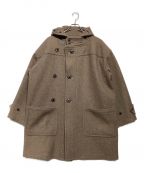 HERILLヘリル）の古着「BLACK SHEEP DUFFLE COAT(ブラック シップ ダッフル コート)」｜ブラウン