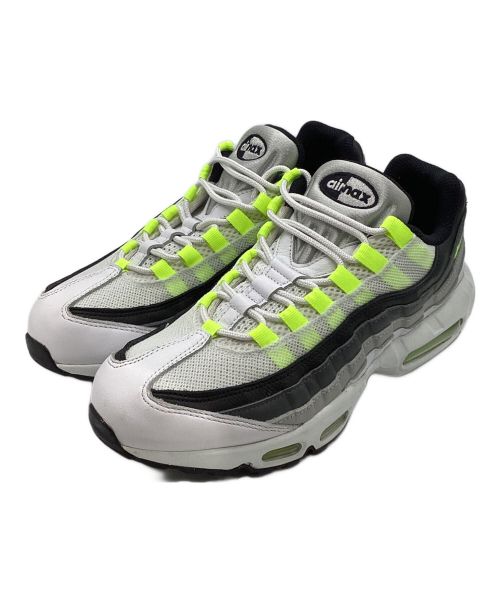 NIKE（ナイキ）NIKE (ナイキ) BY YOU AIR MAX 95 UNLOCKED イエロー×ホワイト サイズ:US9の古着・服飾アイテム