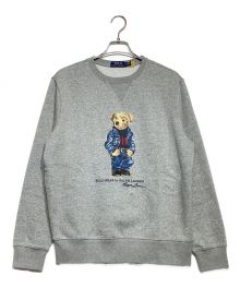 POLO RALPH LAUREN（ポロ・ラルフローレン）の古着「ポロベアフリーススウェット」｜グレー