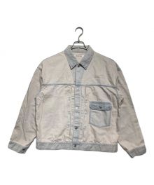 seven by seven（セブンバイセブン）の古着「"1ST TYPE DENIM JACKET - Garment dyed -"」｜ブルー