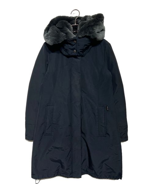 WOOLRICH（ウールリッチ）WOOLRICH (ウールリッチ) ラビットファーダウンコート ネイビー サイズ:Sの古着・服飾アイテム