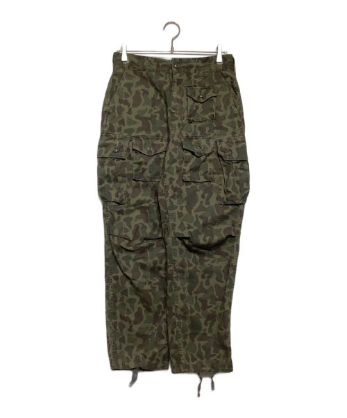 Engineered Garments（エンジニアド ガーメンツ）Engineered Garments (エンジニアド ガーメンツ) FA Pant - 6.5oz Flat Twill olive camo グリーン サイズ:XSの古着・服飾アイテム