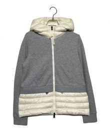 MONCLER（モンクレール）の古着「MAGLIA CARDIGAN」｜グレー×ホワイト