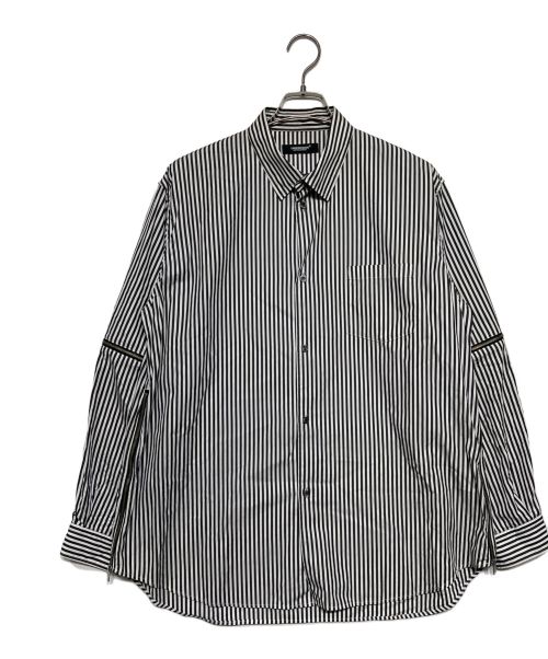 UNDERCOVER（アンダーカバー）UNDERCOVER (アンダーカバー) ストライプシャツ ブラック サイズ:3の古着・服飾アイテム