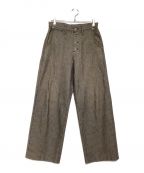 SUGARHILLシュガーヒル）の古着「Herringbone Wide Trousers」｜ブラウン