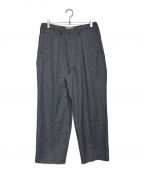 YOKEヨーク）の古着「COLORS PLAID WOOL 1TUCK WIDE」｜グレー