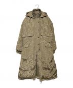 TODAYFULトゥデイフル）の古着「Jacquard Down Coat」｜グリーン