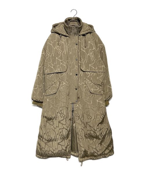 TODAYFUL（トゥデイフル）TODAYFUL (トゥデイフル) Jacquard Down Coat グリーン サイズ:38の古着・服飾アイテム