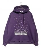 CULLNI×SHAREEFクルニ×シャリーフ）の古着「Roman Numerals Embroidery Hoodie」｜パープル