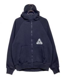 PALACE（パレス）の古着「THERMAL BONDED CAP HOOD」｜ネイビー