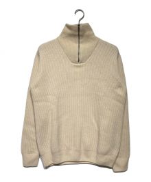 grp（ジーアールピー）の古着「HALF ZIP KNIT」｜アイボリー