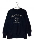 FRAGMENT UNIVERSITYフラグメント ユニバーシティ）の古着「FRGMT UNV C/N SWEAT A」｜ブラック