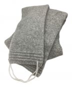 NKNITンニット）の古着「sleeve KNIT scarf」｜グレー