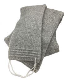 NKNIT（ンニット）の古着「sleeve KNIT scarf」｜グレー