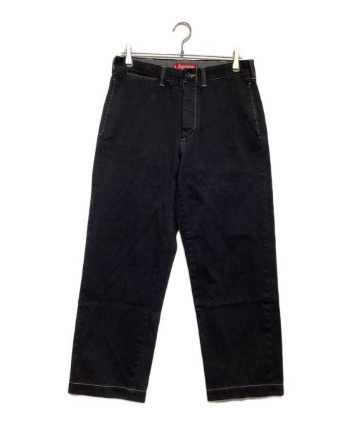 SUPREME（シュプリーム）SUPREME (シュプリーム) 24FW Chino Pant Overdyed Labels ブラック サイズ:30の古着・服飾アイテム