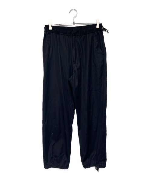 AKAD（AKAD）AKAD (AKAD) NYLON DRAWSTRING EASY PANTS ブラック サイズ:Mの古着・服飾アイテム