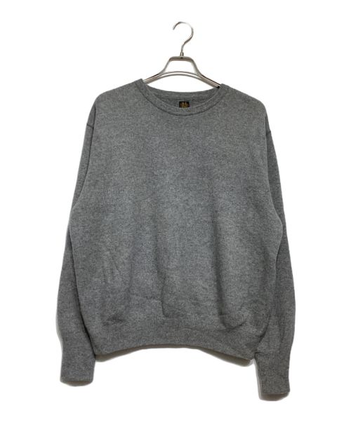 BATONER（バトナ―）BATONER (バトナ―) FLEECE WOOL BACKLOOP CREW NECK グレー サイズ:2の古着・服飾アイテム