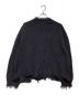 doublet (ダブレット) OVERSIZED CUT OFF CARDIGAN チャコールグレー サイズ:L：27000円