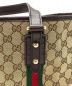 中古・古着 GUCCI (グッチ) GGキャンバスミニトートバッグ ブラウン：40000円