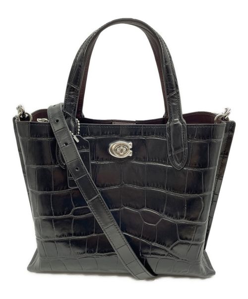 COACH（コーチ）COACH (コーチ) Willow Tote 24 ブラックの古着・服飾アイテム