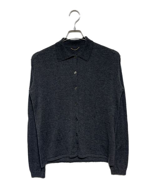 L'appartement（アパルトモン）L'appartement (アパルトモン) Cashmere Silk Knit Cardigan グレー サイズ:FREEの古着・服飾アイテム