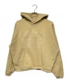 stussyステューシー）の古着「Relaxed Oversized Hoodie」｜ベージュ