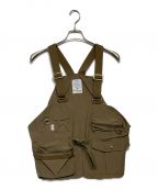 ASSOVアッソブ）の古着「SHRINK NYLON CANP VEST」｜ベージュ