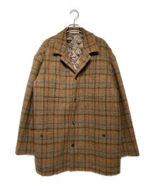 PAPAS×Harris Tweed（パパス×ハリスツイード）の古着「ツイードコート」｜ブラウン