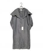 AMeLIEアメリ）の古着「2WAY CAPE PUFF SLEEVE COAT」｜ホワイト×ブラック