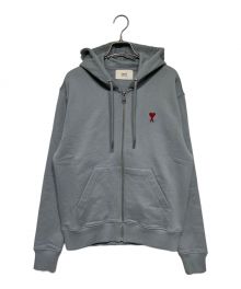 ami（アミ）の古着「Zipped De Coeur Hoodie」｜スカイブルー