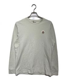 MONCLER（モンクレール）の古着「ロゴパッチサーマルカットソー」｜ホワイト