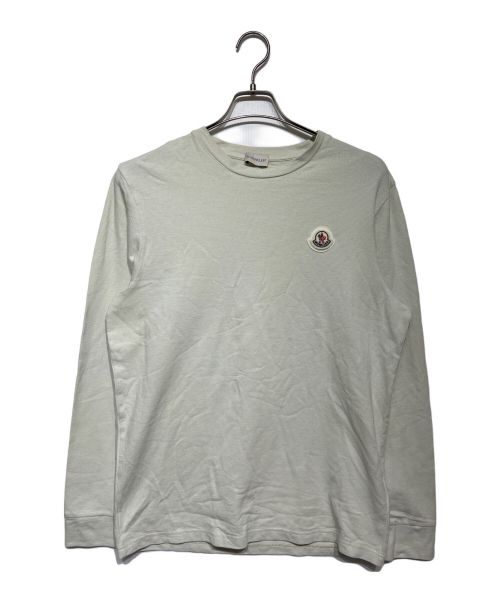 MONCLER（モンクレール）MONCLER (モンクレール) ロゴパッチサーマルカットソー ホワイト サイズ:Mの古着・服飾アイテム